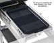 Ford Bronco Komodo Camp Kitchen - Dual Grill, Skillet, Folding Shelves, and Rocket Tower - Stainless Steel by Overland Vehicle Systems - 30100001